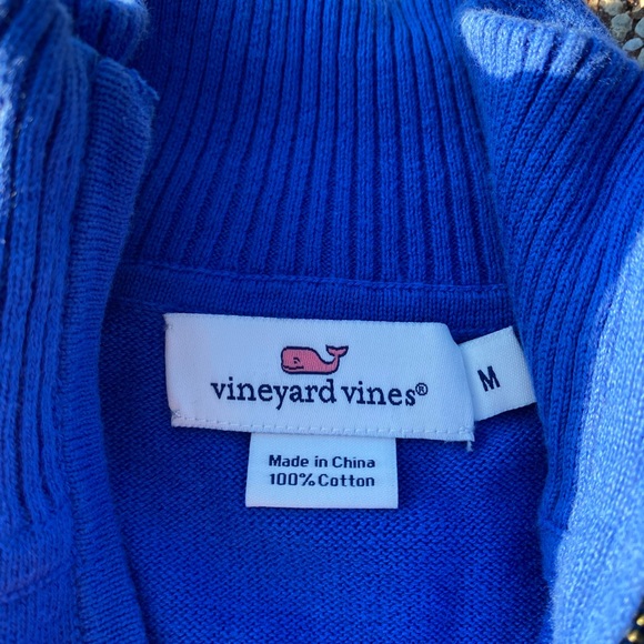 EUC Vineyard Vines 3/4 zip hoodie. - Picture 4 of 4